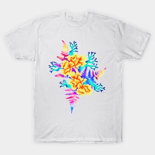 Coral Carnation - Yellow/Blue T-Shirt